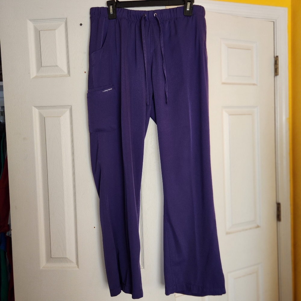 Women's Scrub pants,  petite XL, HH Works by Healing Hands, purple 💜